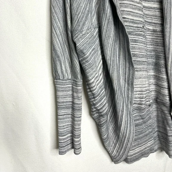 Aritzia Wilfred Diderot Open Front Cocoon Cardigan Light Heathered Grey Size XS - Picture 5 of 14